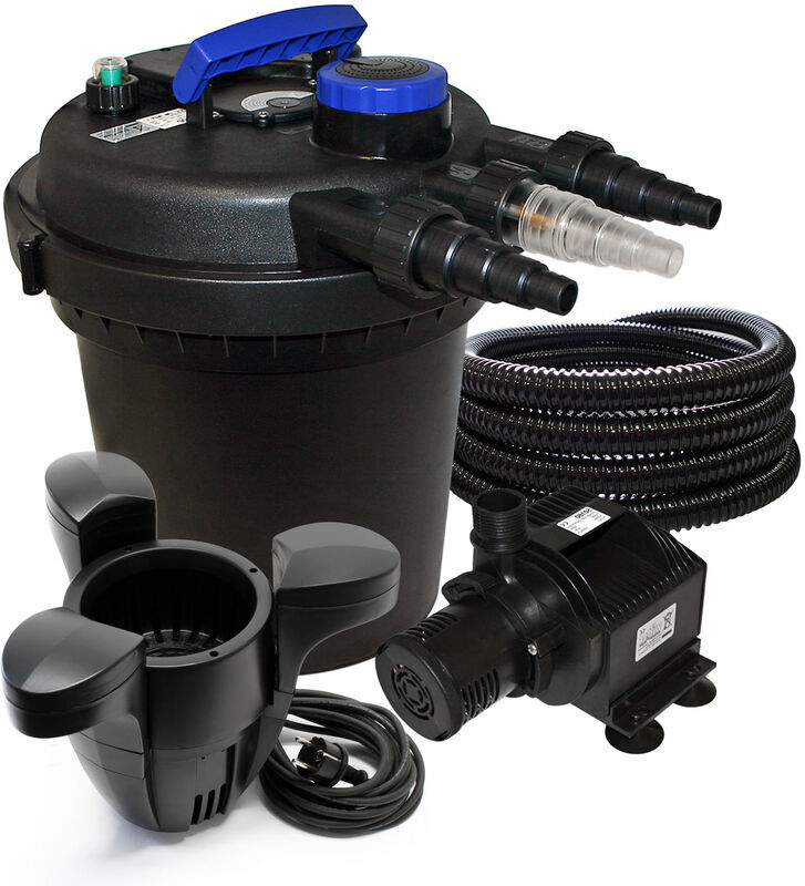 Wiltec - Set filtro bio per stagni 12000l 72W UVC Depuratore per stagni Wiltec - Set filtro bio per stagni 12000l 72W UVC Depuratore per stagni