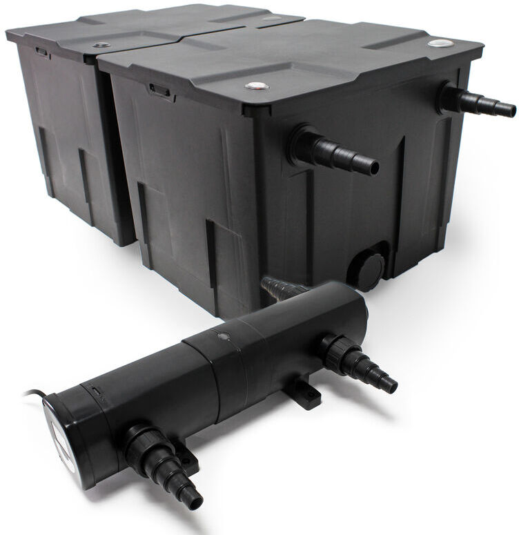 Wiltec - Set filtro bio per stagni 90000l 72W UVC Depuratore 25m Tubo Wiltec - Set filtro bio per stagni 90000l 72W UVC Depuratore 25m Tubo