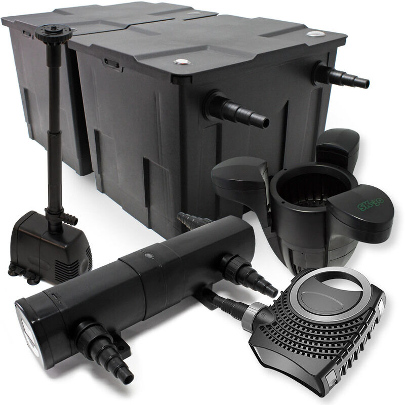 Wiltec - Set filtro bio per stagni 60000l SunSun 18W UVC Depuratore Wiltec - Set filtro bio per stagni 60000l SunSun 18W UVC Depuratore