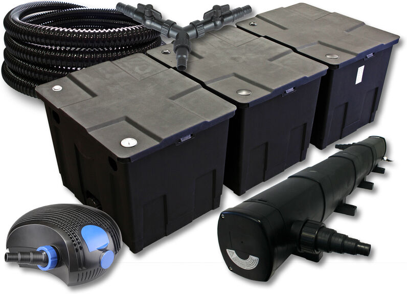 Wiltec - Set SunSun per filtro per stagni fino a 90.000l 72W Depuratore Wiltec - Set SunSun per filtro per stagni fino a 90.000l 72W Depuratore