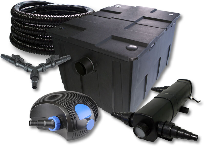 Wiltec - SunSun Set per il filtro 60000l 24W Depuratore per stagni 100W Wiltec - SunSun Set per il filtro 60000l 24W Depuratore per stagni 100W