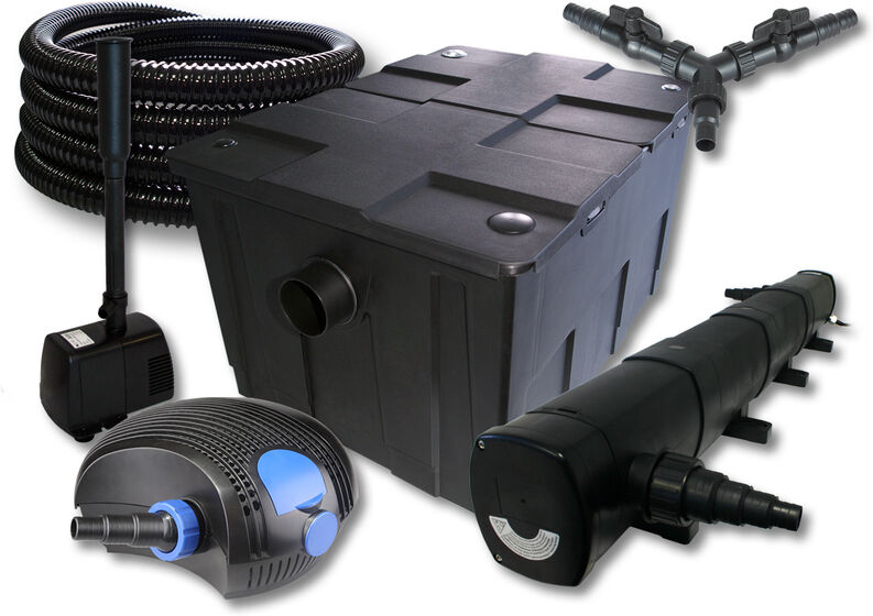 Wiltec - SunSun Set per il filtro 60000l 72W Depuratore per stagni 100W Wiltec - SunSun Set per il filtro 60000l 72W Depuratore per stagni 100W