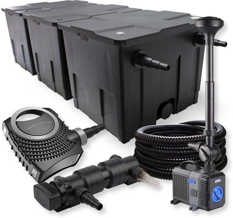 Wiltec - SunSun Set per stagni 90000l 24W UV depuratore per stagni Wiltec - SunSun Set per stagni 90000l 24W UV depuratore per stagni