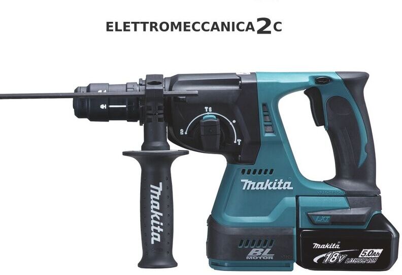 MAKITA DHR243RTJ1 tassellatore 18v 1x5ah brushless 24mm 2mandrini MAKITA DHR243RTJ1 tassellatore 18v 1x5ah brushless 24mm 2mandrini