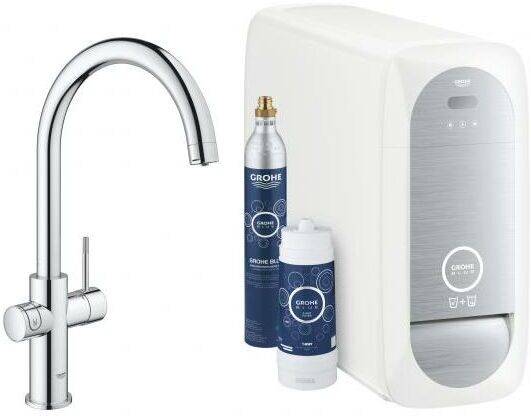 Grohe Blue Home C-spout Starter Kit 31455 Miscelatore monocomando per Grohe Blue Home C-spout Starter Kit 31455 Miscelatore monocomando per