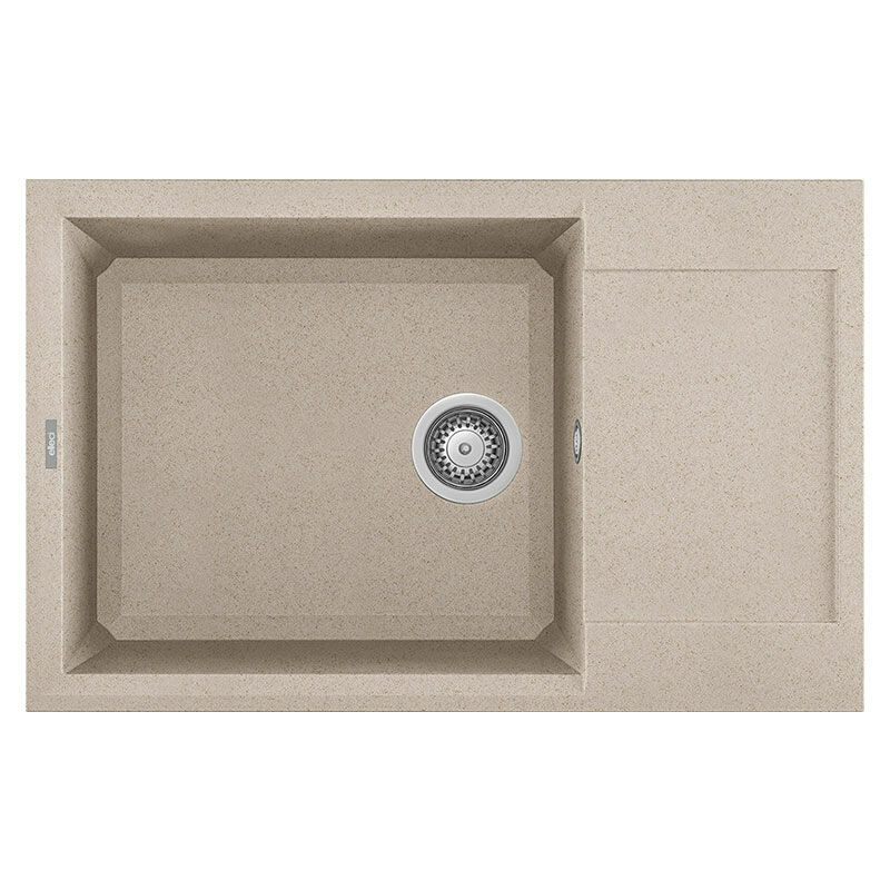 ELLECI Lavello Incasso 1 vasca 78x50 Easy 310 Granitek Avena LGY31051 - Elleci ELLECI Lavello Incasso 1 vasca 78x50 Easy 310 Granitek Avena LGY31051 - Elleci