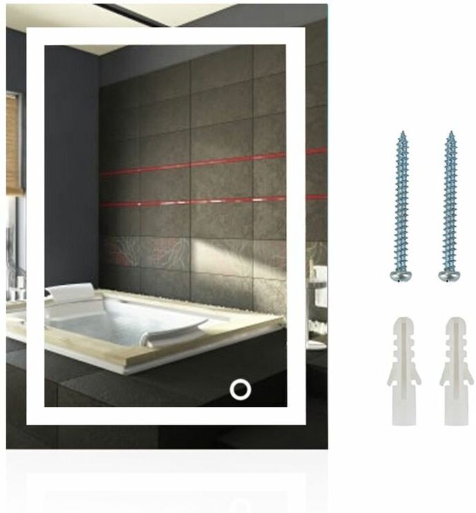 BATHRINS®Specchio da bagno/controllo LED (60 * 80 cm) BATHRINS®Specchio da bagno/controllo LED (60 * 80 cm)