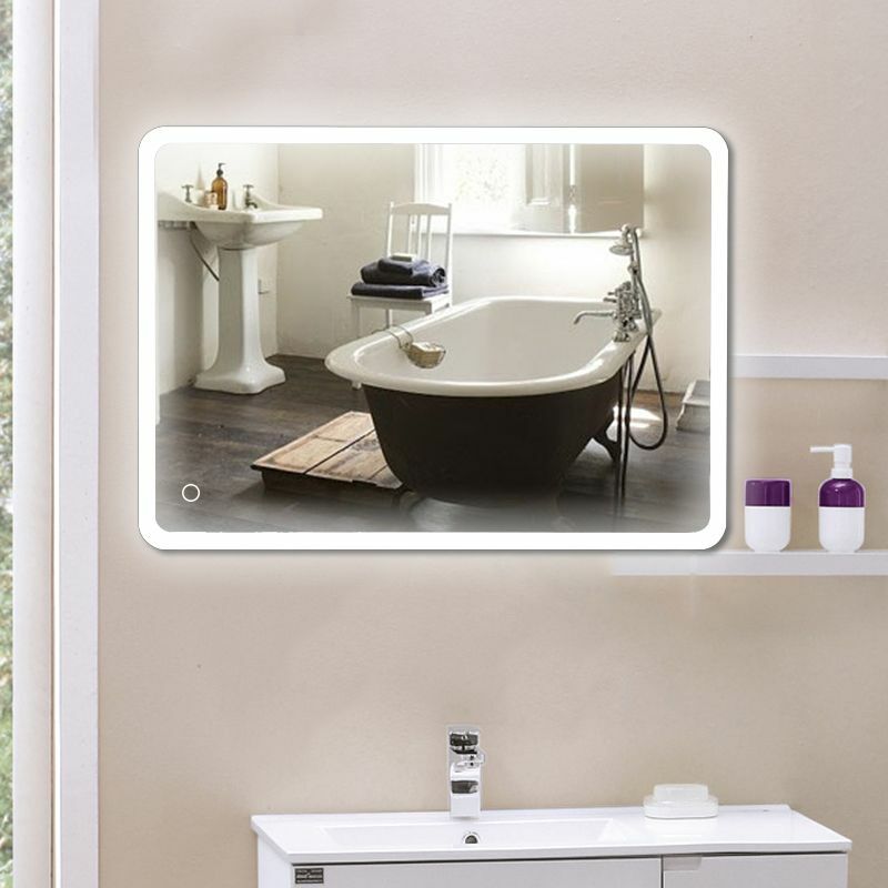 BATHRINS®Specchio da bagno/Specchio da bagno con angolo tondo/Con