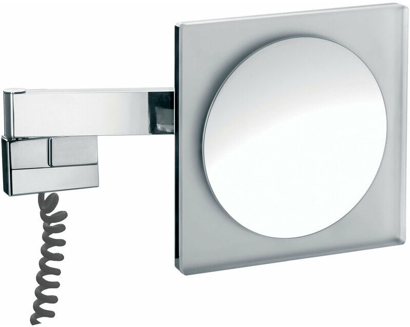 EMCO LED da barba e specchio cosmetico, ingrandimento 5x, angolare, LED ad EMCO LED da barba e specchio cosmetico, ingrandimento 5x, angolare, LED ad