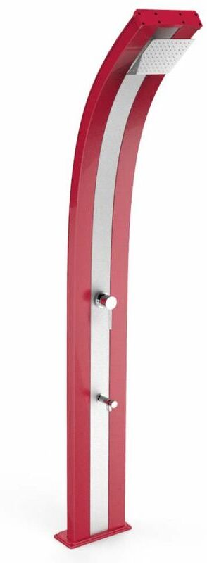 ARKEMA DESIGN - PRODOTTO MADE IN ITALY Doccia Solare Dada Rosso Cherry e Inox cm 34x14x225 ARKEMA DESIGN ARKEMA DESIGN - PRODOTTO MADE IN ITALY Doccia Solare Dada Rosso Cherry e Inox cm 34x14x225 ARKEMA DESIGN