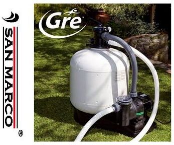 Gré Pompa filtro a sabbia Gre da 10 metri cubi a 6 funzioni Gré Pompa filtro a sabbia Gre da 10 metri cubi a 6 funzioni