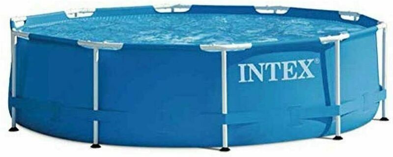INTEX 28202 piscina metal frame rotonda famiglia 305x76cm con pompa filtro INTEX 28202 piscina metal frame rotonda famiglia 305x76cm con pompa filtro