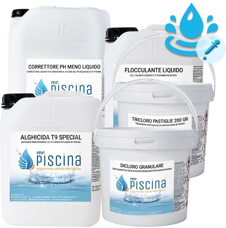 MRPISCINA Kit Ph Control Per Mantenimento Acqua Piscina - Da 55 A 100 Mc MRPISCINA Kit Ph Control Per Mantenimento Acqua Piscina - Da 55 A 100 Mc