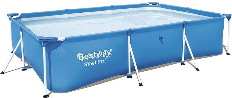 BESTWAY Steel 300x201x66h PRO 56404 Piscina con Bordi Piscina Rettangolare