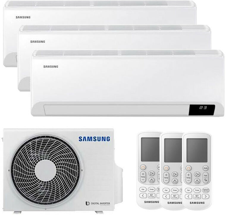 Samsung Climatizzatore Trial Split Samsung CEBU 9000+12000+12000BTU WIFI Samsung Climatizzatore Trial Split Samsung CEBU 9000+12000+12000BTU WIFI