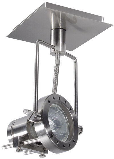 KANLUX lampada da parete soffitto 1 luce 220-240 volt GU10 IP20 cromo satinato KANLUX lampada da parete soffitto 1 luce 220-240 volt GU10 IP20 cromo satinato