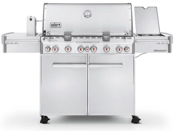 Weber Barbecue Weber a Gas Summit S-670 Inox Cod. 7370029 Weber Barbecue Weber a Gas Summit S-670 Inox Cod. 7370029