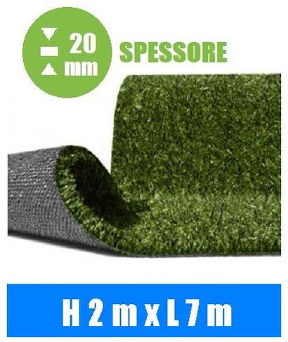 ITALFROM© Prato Sintetico h 2,00 X 7 mt -Spessore:20 mm ITALFROM© Prato Sintetico h 2,00 X 7 mt -Spessore:20 mm