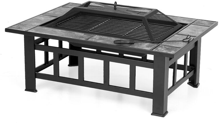 Ikayaa - Arrosto Beach Gardens ferro braciere + materiale mattonelle Ikayaa - Arrosto Beach Gardens ferro braciere + materiale mattonelle