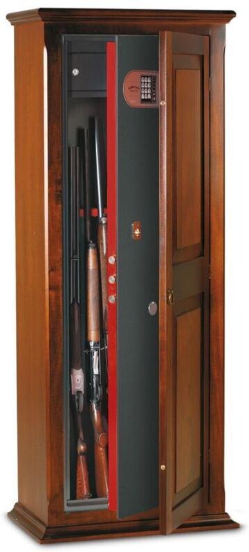 TECHNOMAX Fuciliera Portafucili Digitale Per 7 Armi Con Tesoretto Serie Riv. TECHNOMAX Fuciliera Portafucili Digitale Per 7 Armi Con Tesoretto Serie Riv.