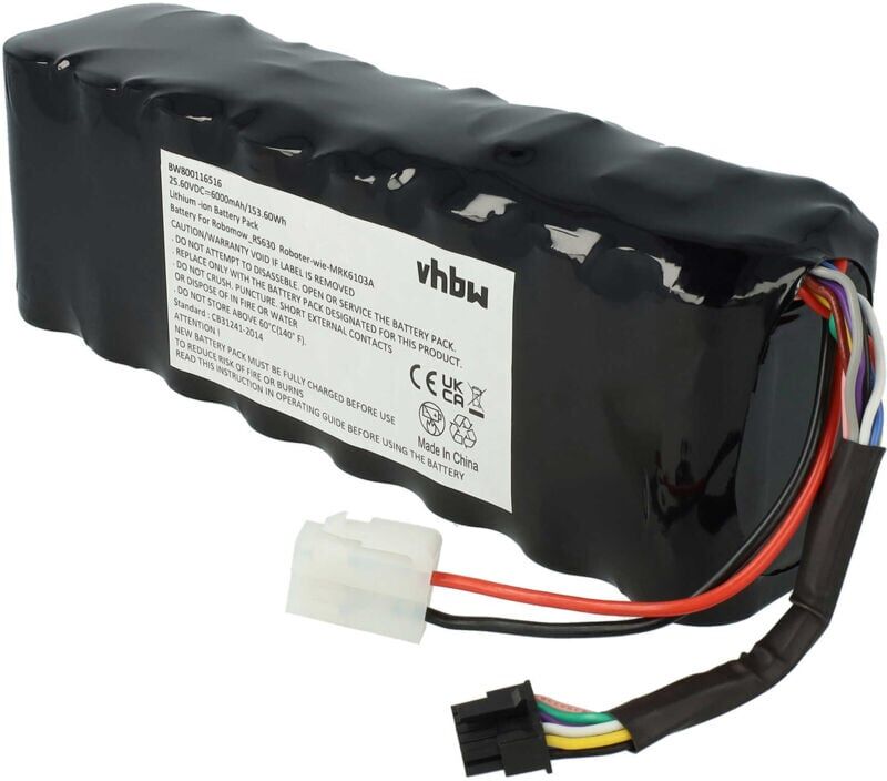 vhbw batteria sostituisce BAT6000A, BAT6000C, BAT6001B, MRK6103A, vhbw batteria sostituisce BAT6000A, BAT6000C, BAT6001B, MRK6103A,