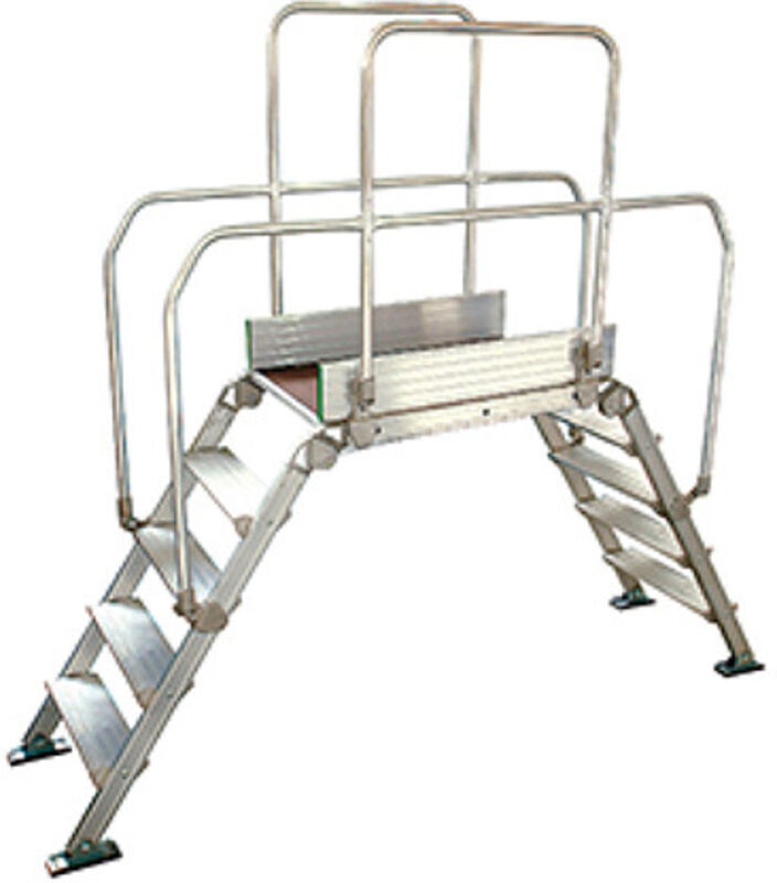 Piattaforma Di Lavoro - B. Scala a Ponte con piattaforma di 90x53cm Piattaforma Di Lavoro - B. Scala a Ponte con piattaforma di 90x53cm