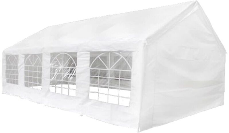 VIDAXL Gazebo da Festa Bianco 8x4 m - Bianco - Vidaxl