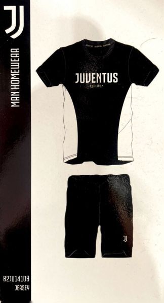 Juventus Junior Homewear - Pigiama Girocollo - T - Shirt + Pant.Corto