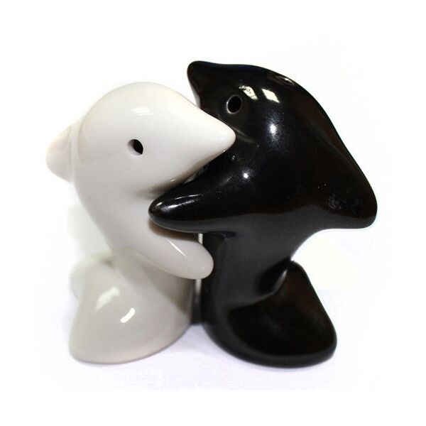 crazy animal distribution sale & pepe delfini - bianco & nero