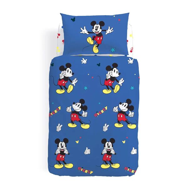 disney copripiumino singolo mickey retro   in cotone caleffi