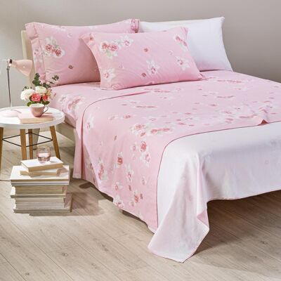 Completo Lenzuola in Flanella Floral Style flanella Matrimoniale Caleffi Geometrico Rosa Caleffi Completo Lenzuola in Flanella Floral Style flanella Matrimoniale Caleffi Geometrico Rosa Caleffi