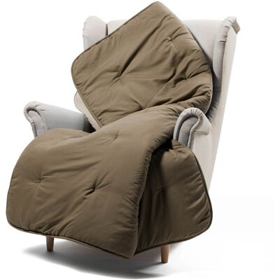 Caleffi Kim - Moka - 130x170 cm - Microfibra - Throw blanket Caleffi Kim - Moka - 130x170 cm - Microfibra - Throw blanket