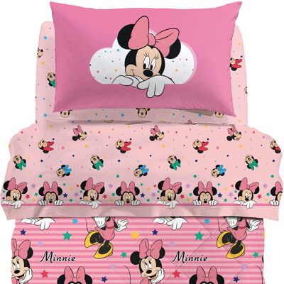 Completo Lenzuola in Cotone Minnie Rainbow Singolo Warner Bros Ragazza Caleffi Completo Lenzuola in Cotone Minnie Rainbow Singolo Warner Bros Ragazza Caleffi