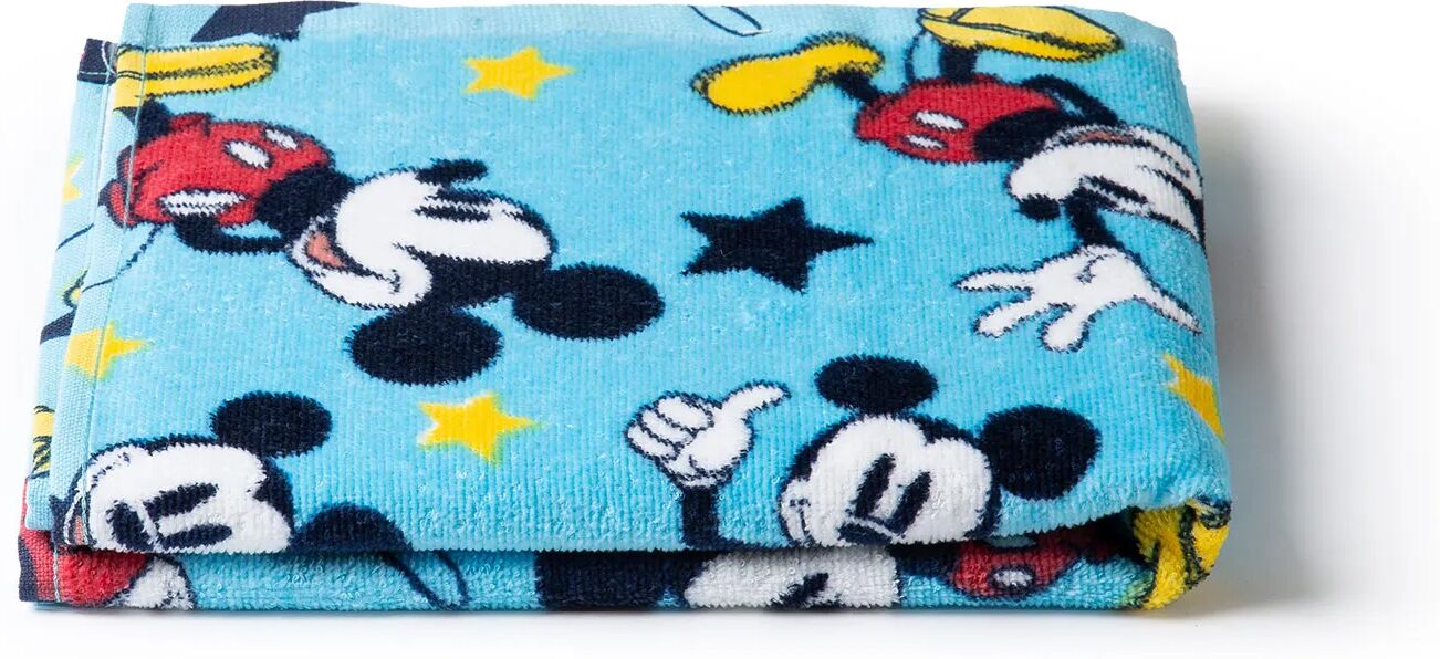 disney asciugamano da bagno mickey star in cotone caleffi