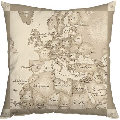 Cuscino d'arredo in Raso di cotone Geo Safari CM. 50X50 Alviero Martini 1A Classe Geo Caleffi Cuscino d'arredo in Raso di cotone Geo Safari CM. 50X50 Alviero Martini 1A Classe Geo Caleffi
