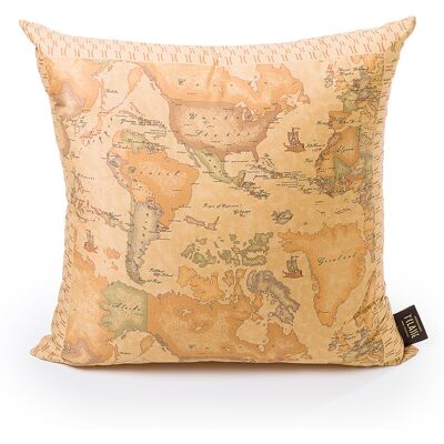 Cuscino d'arredo in Raso di cotone Geo Classic CM. 50X50 Alviero Martini 1A Classe Geo Caleffi Cuscino d'arredo in Raso di cotone Geo Classic CM. 50X50 Alviero Martini 1A Classe Geo Caleffi