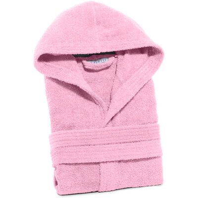 Asciugamano con Cappuccio Caleffi - Accappatoio con Cappuccio - Cotone - Rosa - Accappatoio Asciugamano con Cappuccio Caleffi - Accappatoio con Cappuccio - Cotone - Rosa - Accappatoio