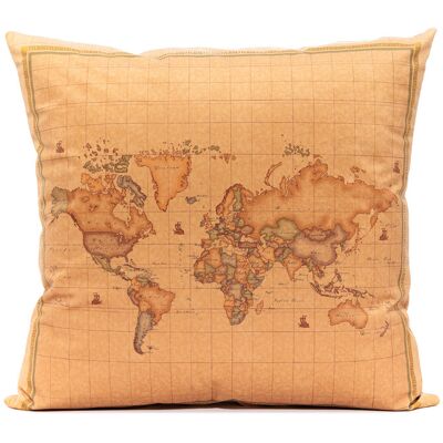 Cuscino d'arredo in Velluto Geo Classic World CM. 50X50 Alviero Martini 1A Classe Geo Caleffi Cuscino d'arredo in Velluto Geo Classic World CM. 50X50 Alviero Martini 1A Classe Geo Caleffi