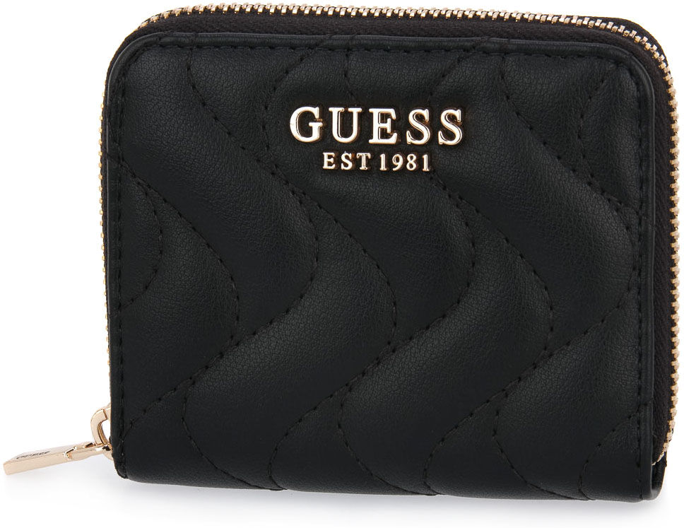 Guess BLA ECO MAI SMALL ZIP AROUND Nero