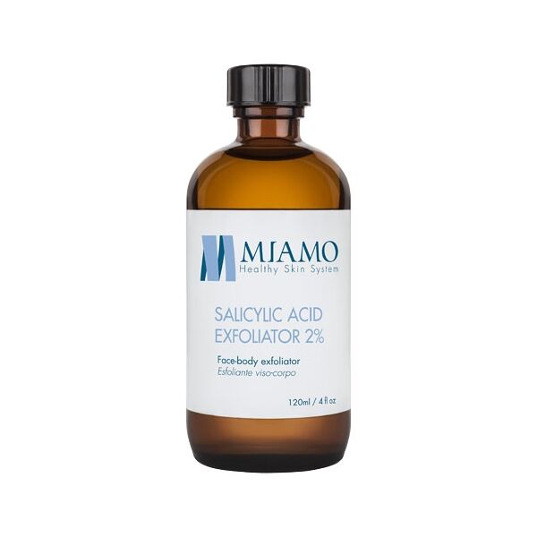 medspa srl miamo acnever salicylic acid exfoliator 2% 120 ml esfoliante viso-corpo