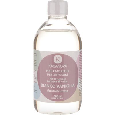 KASANOVA Ricarica Bianco Vaniglia da 500 ml, per diffusore per ambienti Design Luca Trazzi KASANOVA Ricarica Bianco Vaniglia da 500 ml, per diffusore per ambienti Design Luca Trazzi