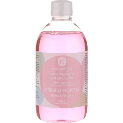 KASANOVA Ricarica Fresco Fiorito da 500 ml, per diffusore per ambienti Design Luca Trazzi KASANOVA Ricarica Fresco Fiorito da 500 ml, per diffusore per ambienti Design Luca Trazzi