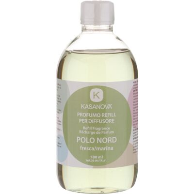 Kasanova - Polo Nord - 500 ml - K-Line - Ricarica diffusore Kasanova - Polo Nord - 500 ml - K-Line - Ricarica diffusore