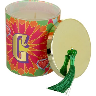 KASANOVA Candela profumata Circus lettera G KASANOVA Candela profumata Circus lettera G