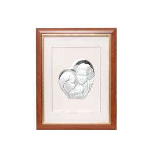 Beltrami Quadro Sacra famiglia con argento Miro Silver, 64x50 cm