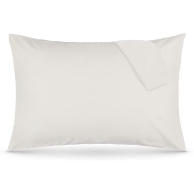 altri brand Coppia federe cotone tortora 50x80 cm altri brand Coppia federe cotone tortora 50x80 cm