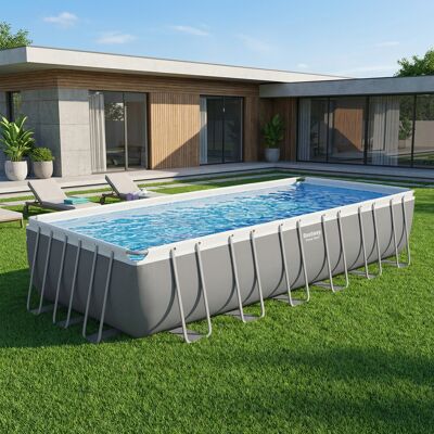 Bestway Piscina fuori terra 732x366x132 cm Power Steel Frame Bestway Piscina fuori terra 732x366x132 cm Power Steel Frame