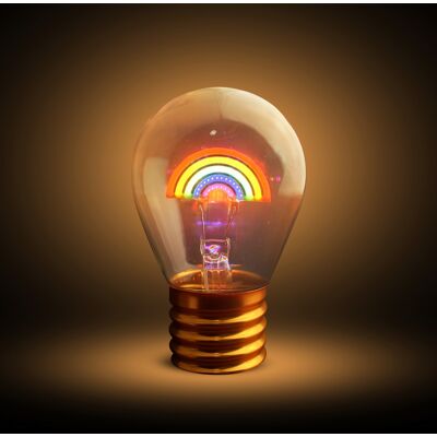 altri brand Lampadina decorativa led Arcobaleno ricaricabile altri brand Lampadina decorativa led Arcobaleno ricaricabile