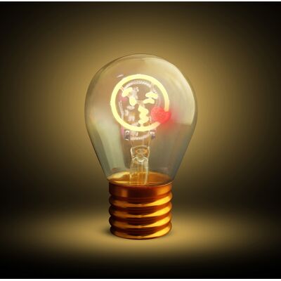 altri brand Lampadina bacio LED decorativa e ricaricabile altri brand Lampadina bacio LED decorativa e ricaricabile