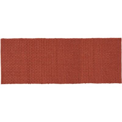 KASANOVA Tappeto bagno 60x130 cm in ciniglia terracotta KASANOVA Tappeto bagno 60x130 cm in ciniglia terracotta